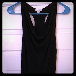 Size XS Black GAP scoop neck tank